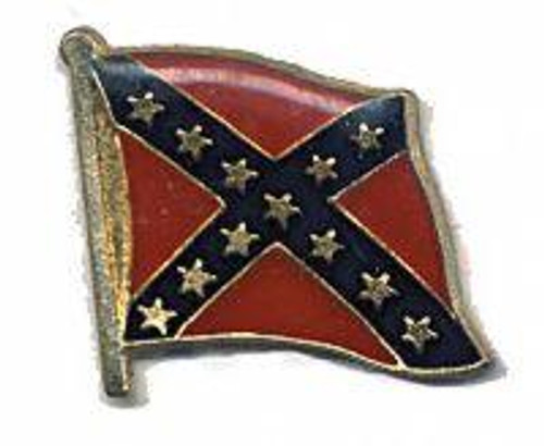 Confederate Flag Hat Pin #2