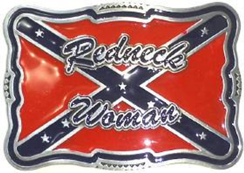 Redneck Woman Confederate Belt Buckle