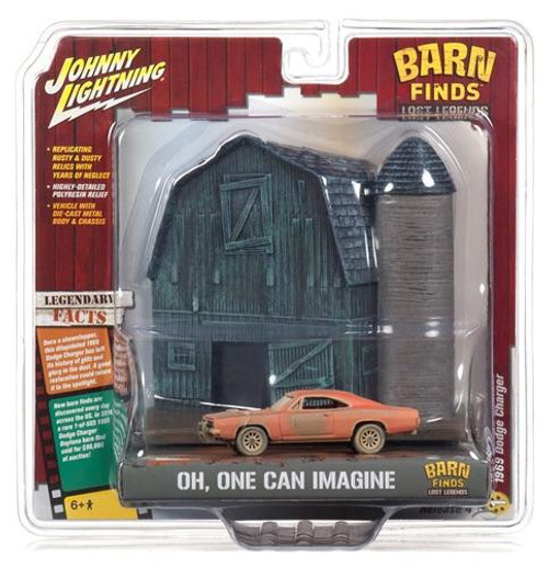1:64 SCALE 1969 DODGE CHARGER JOHNNY LIGHTNING “BARN FINDS” W/BARN FAÇADE 1:64 SCALE 1969 DODGE CHARGER JOHNNY LIGHTNING “BARN FINDS” W/BARN FAÇADE