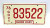 Govt 83522 License Plate (Rosco’s Sheriff Car)