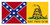 Rebel Gadsden - 3'X5'  Confederate Flag Polyester - Red/yellow