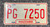 PG-7250 Cooter’s Brown Tow Truck License Plate