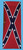 Confederate Flag Spandex Door Cover