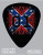 Guitar Pick 01 Confederate Flag