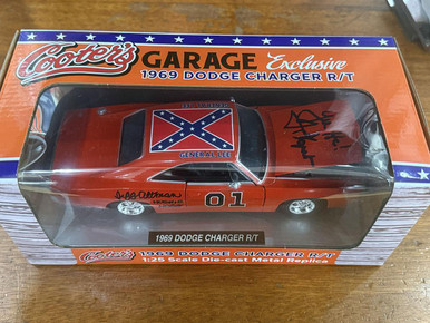 AUTOGRAPHED by TOM WOPAT & JEFF ALTMAN - 1:25 Scale Die-Cast 1969
