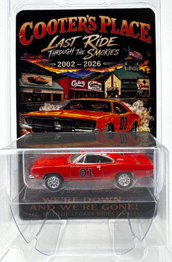 1:64 Cooter's General Lee Die-Cast - Last Ride Edition - Cooter's