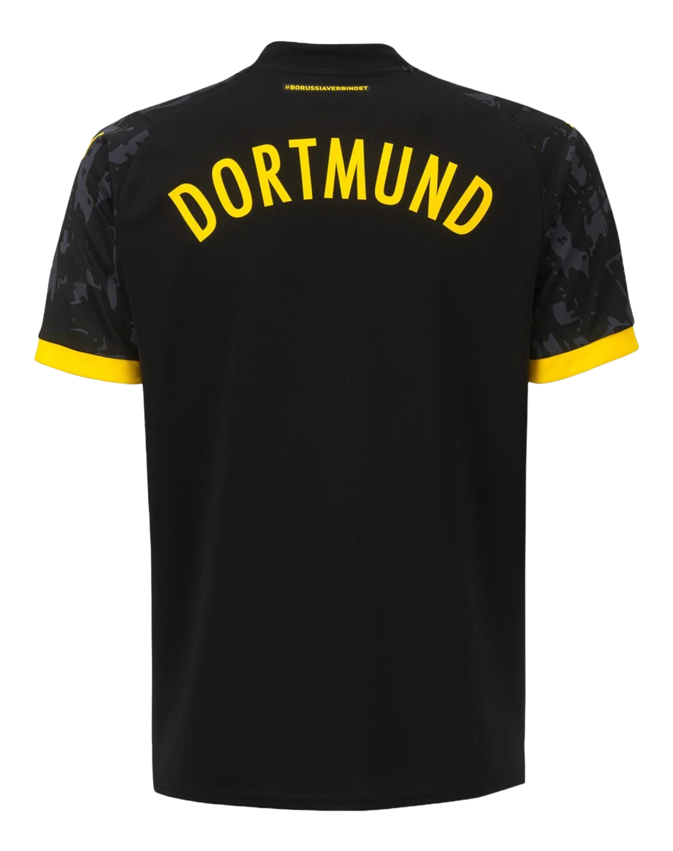 Borussia Dortmund 23/24 Kid's Away Shirt and Shorts