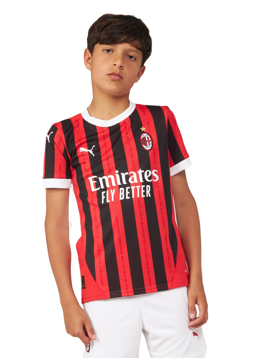 AC Milan 24/25 Kid's Home Shirt and Shorts