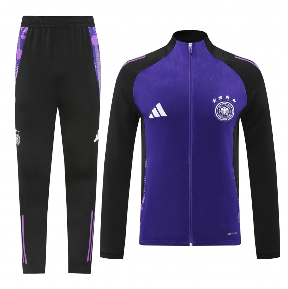 Germany 24/25 Men's Purple Long Zip Jacket