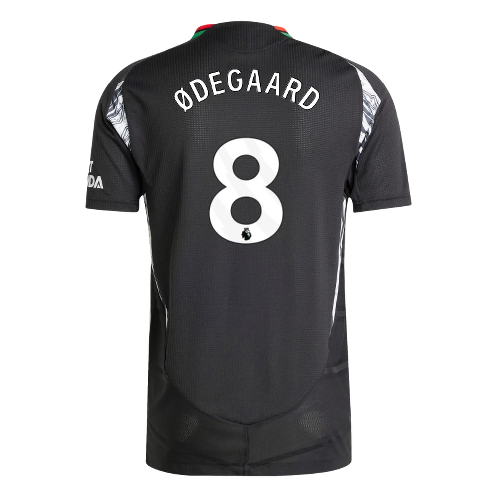 ØDEGAARD #8 Arsenal 24/25 Authentic Men's Away Shirt - PL Font