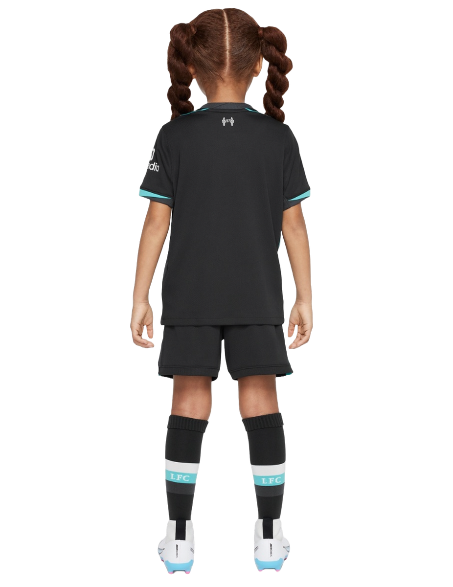 Liverpool 24/25 Kid's Away Shirt and Shorts