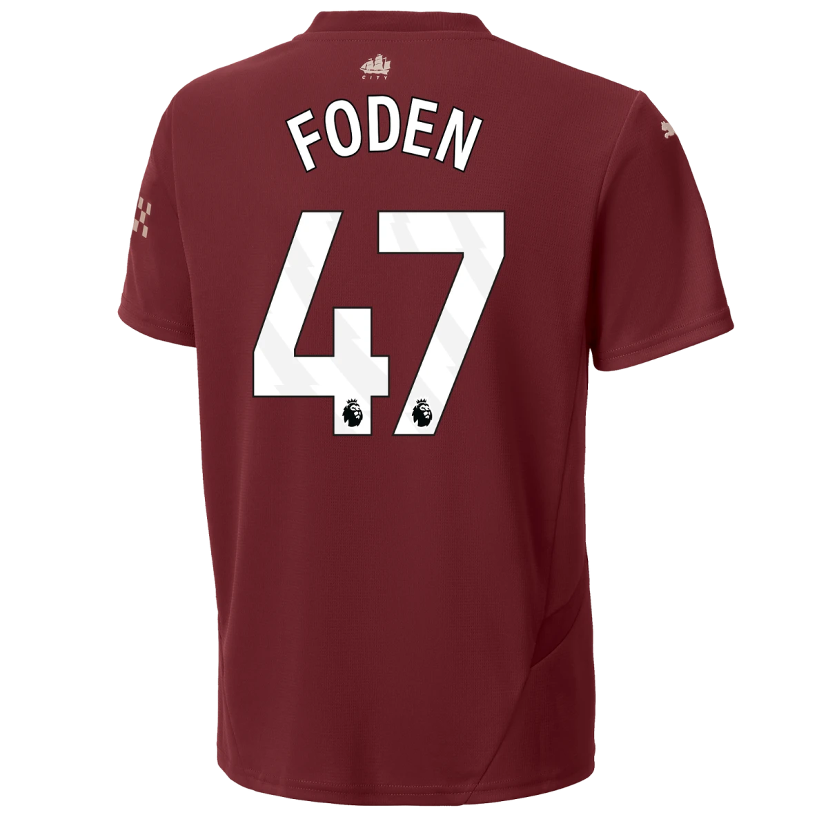 FODEN #47 Manchester City 24/25 Kid's Third Shirt and Shorts - PL Font
