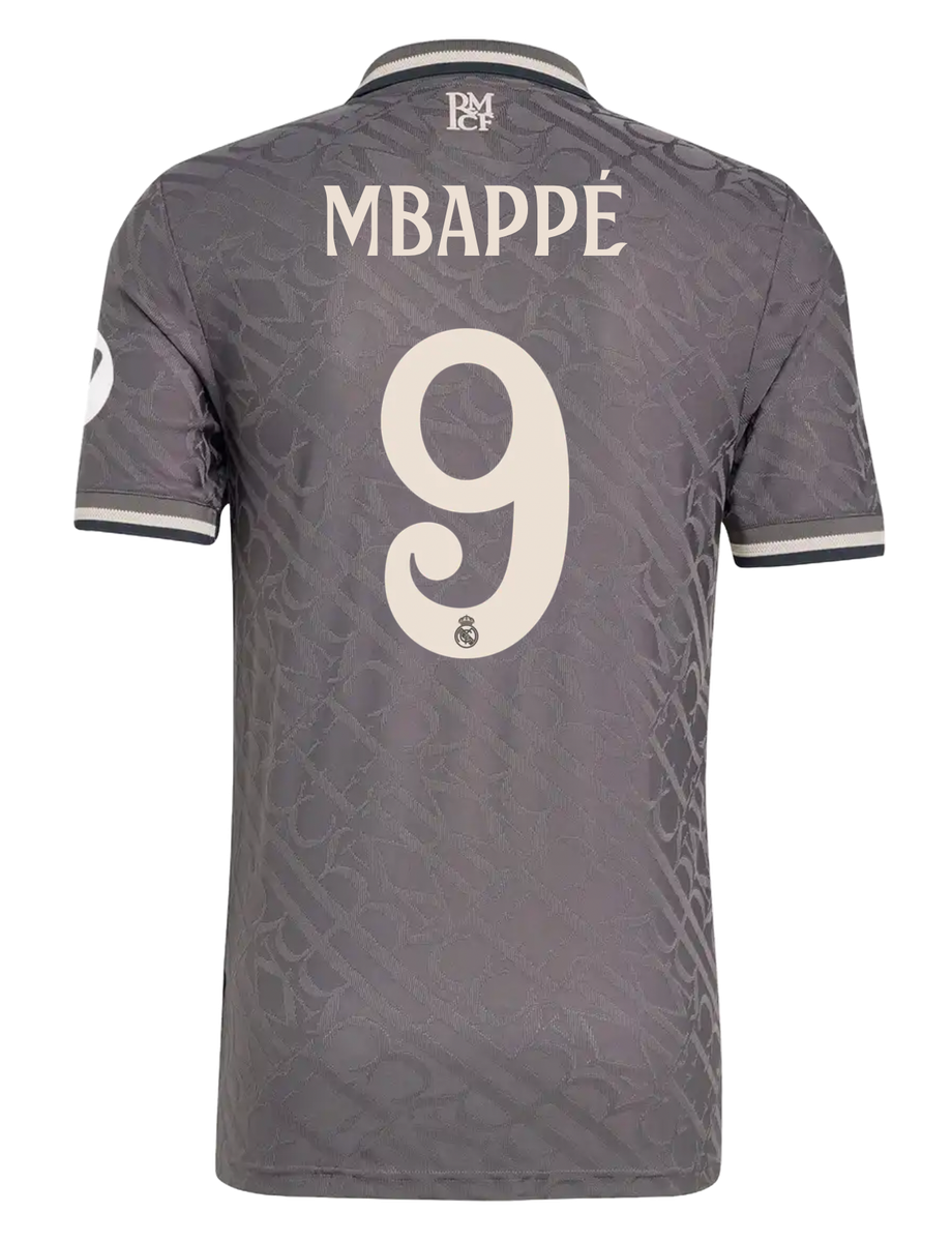 MBAPPÉ #9 Real Madrid 24/25 Authentic Men's Third Shirt