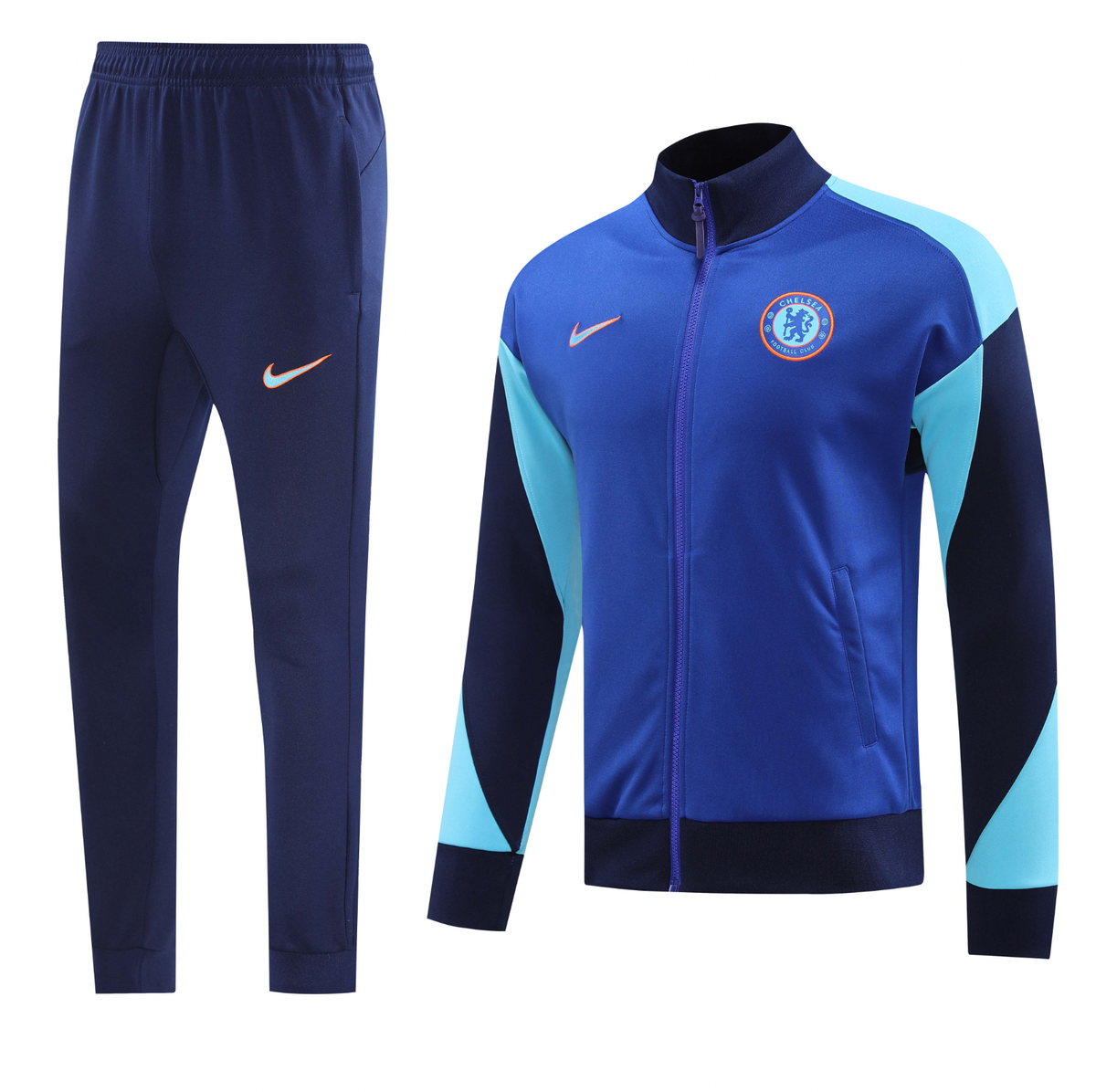Chelsea 24/25 Men's Blue Long Zip Jacket