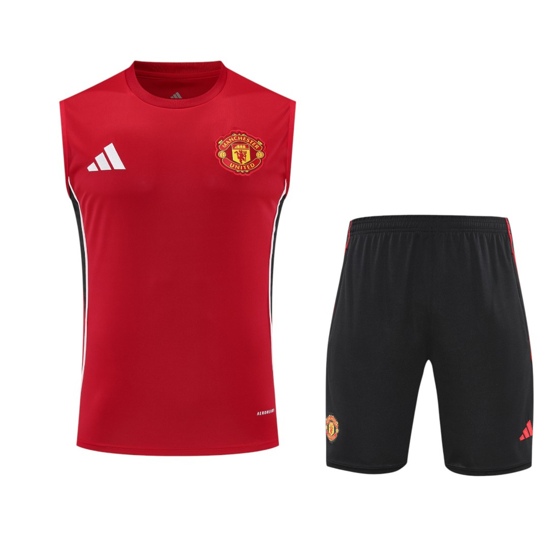 Manchester United 25/26 Men's Red Training Tank Top