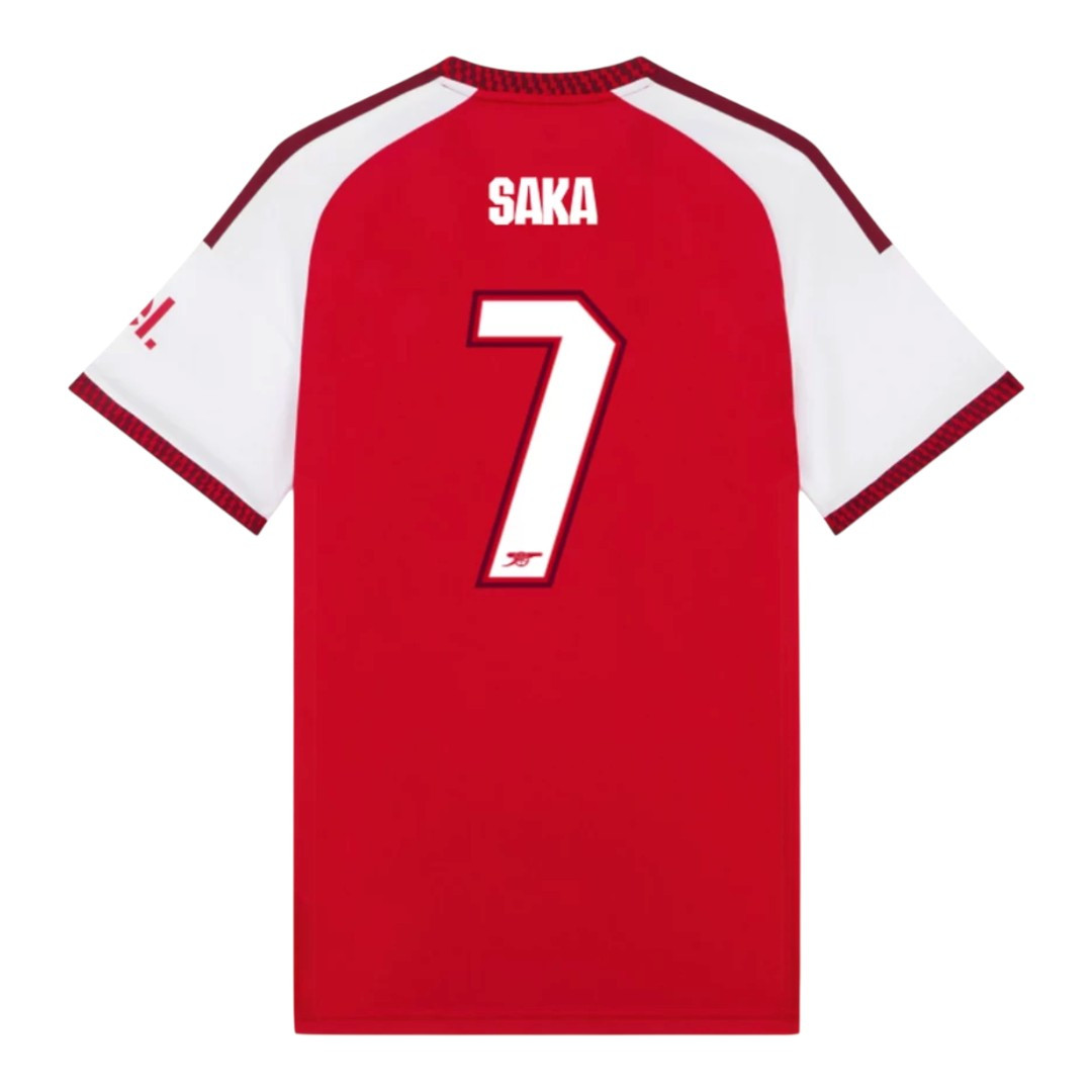 SAKA #7 Arsenal 26/27 Stadium Men's Home Shirt - Club Font