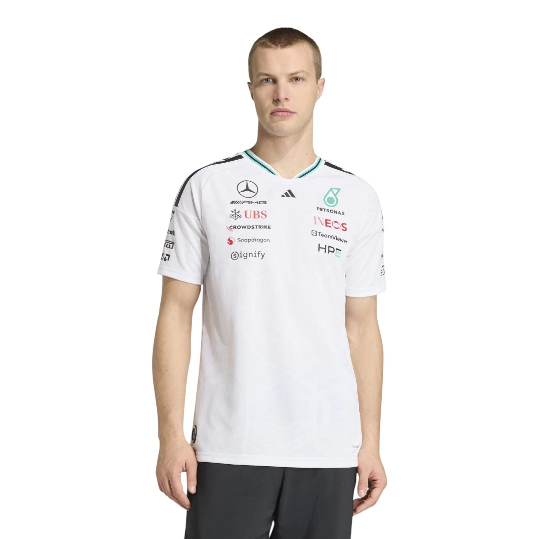 Mercedes-AMG 2026 White Authentic Driver Tee