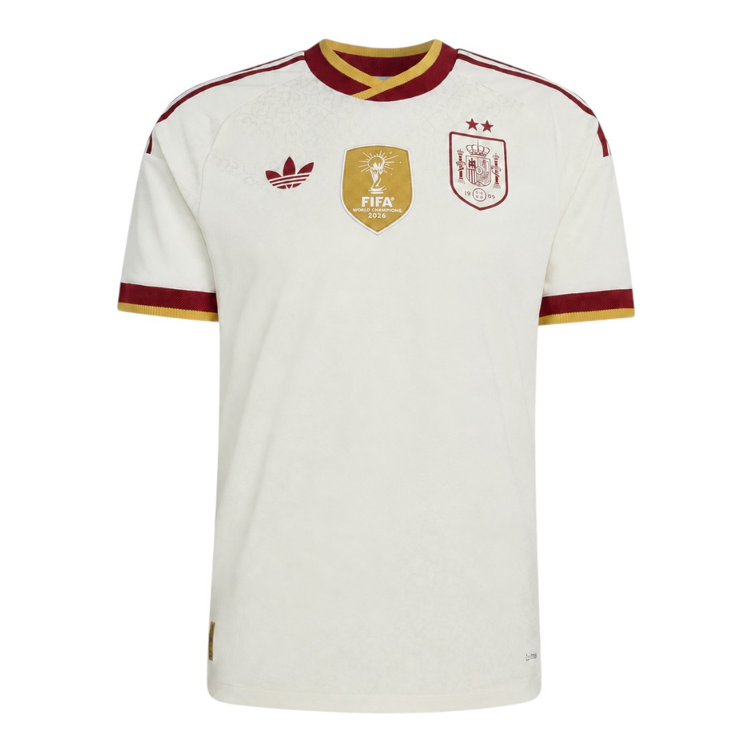Spain 2026 World Cup Champions Authentic Men's Away Shirt