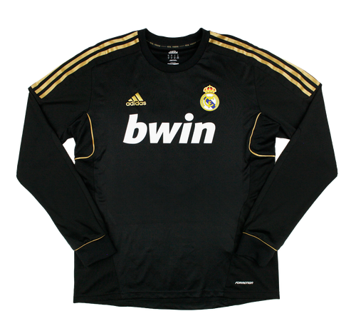 Real Madrid 11/12 Men's Away Retro Long Sleeve Shirt