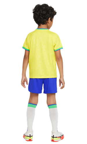 Brazil 2024 Kid's Home Shirt and Shorts