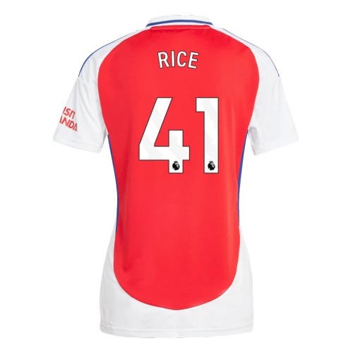 RICE #41 Arsenal 24/25 Women's Home Shirt - PL Font