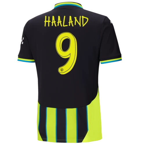 HAALAND #9 Manchester City 24/25 Stadium Men's Away Shirt - Man City Font