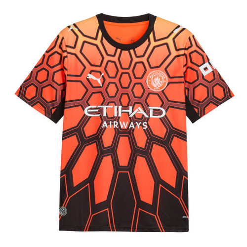 Manchester City 26/27 Kid's Orange Goalkeeper Set