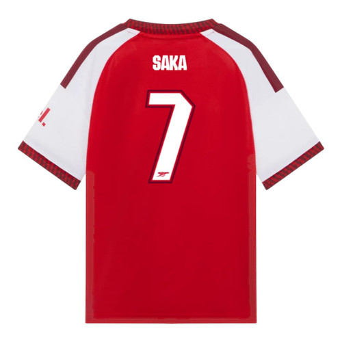 SAKA #7 Arsenal 26/27 Kid's Home Set - Club Font