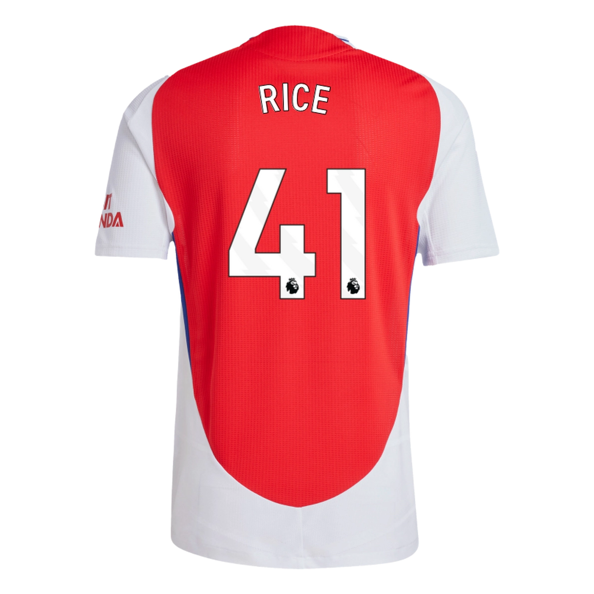 RICE #41 Arsenal 24/25 Authentic Men's Home Shirt - PL Font