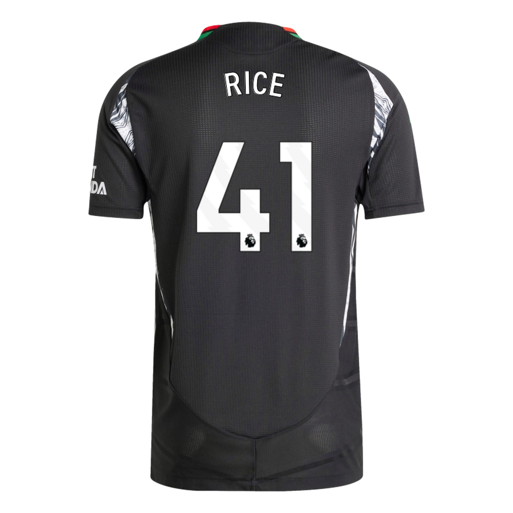 RICE #41 Arsenal 24/25 Authentic Men's Away Shirt - PL Font