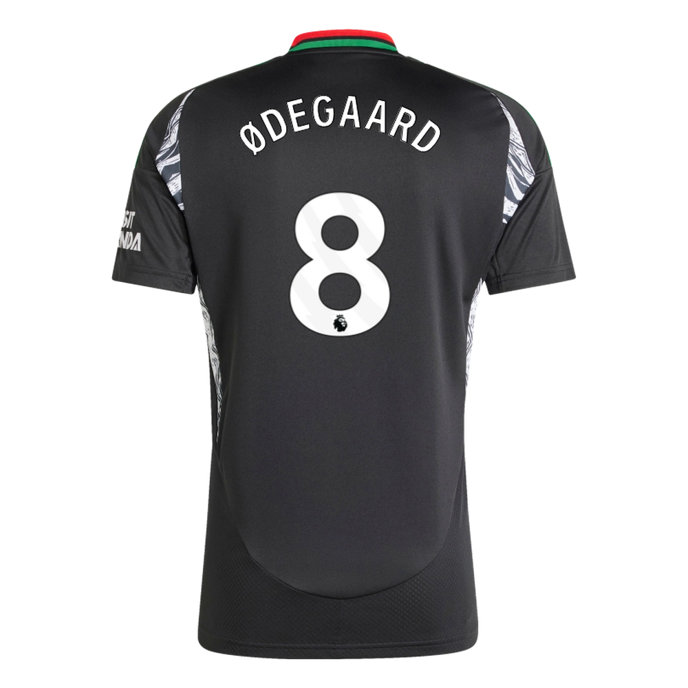 ØDEGAARD #8 Arsenal 24/25 Stadium Men's Away Shirt - PL Font