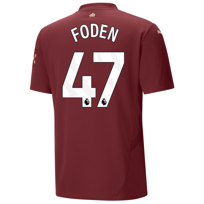 FODEN #47 Manchester City 24/25 Stadium Men's Third Shirt - PL Font