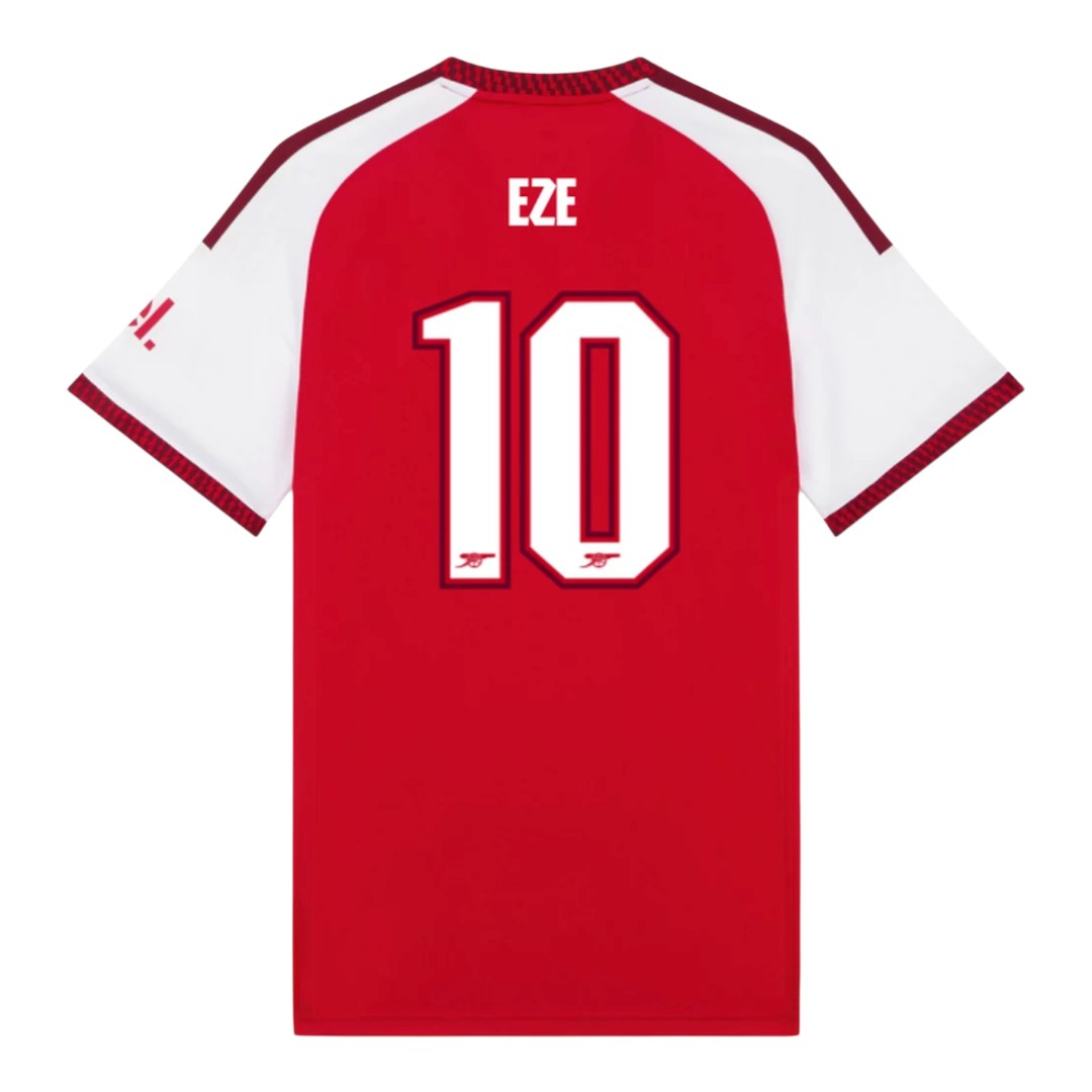 EZE #10 Arsenal 26/27 Stadium Men's Home Shirt - Club Font