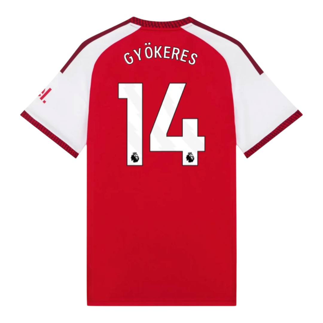 GYÖKERES #14 Arsenal 26/27 Authentic Men's Home Shirt - PL Font