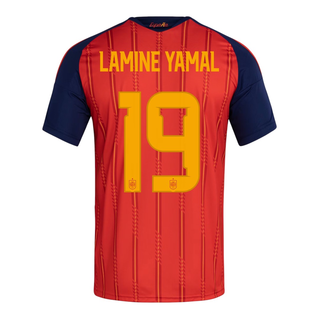 LAMINE YAMAL #19 Spain 2026 Stadium Men's Home Shirt