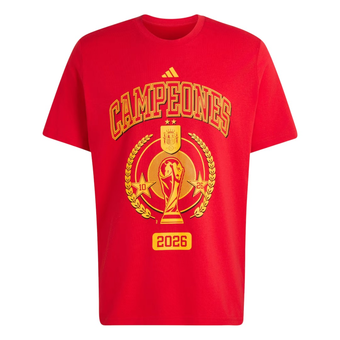 Spain 2026 Men's World Champions Red T-Shirt
