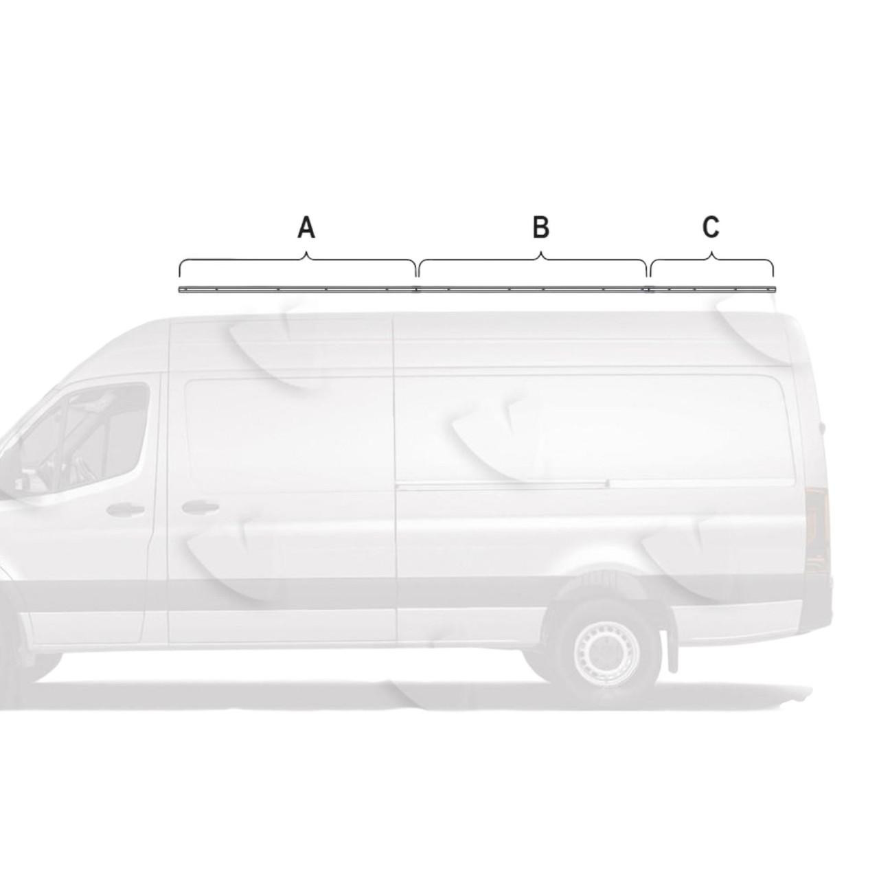 Mercedes Sprinter Van Roof Rack Roof Rails Track Kit