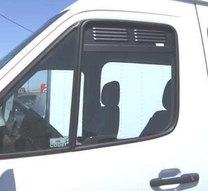 Airvent Cab Window Inserts Sprinter, ProMaster, Transit