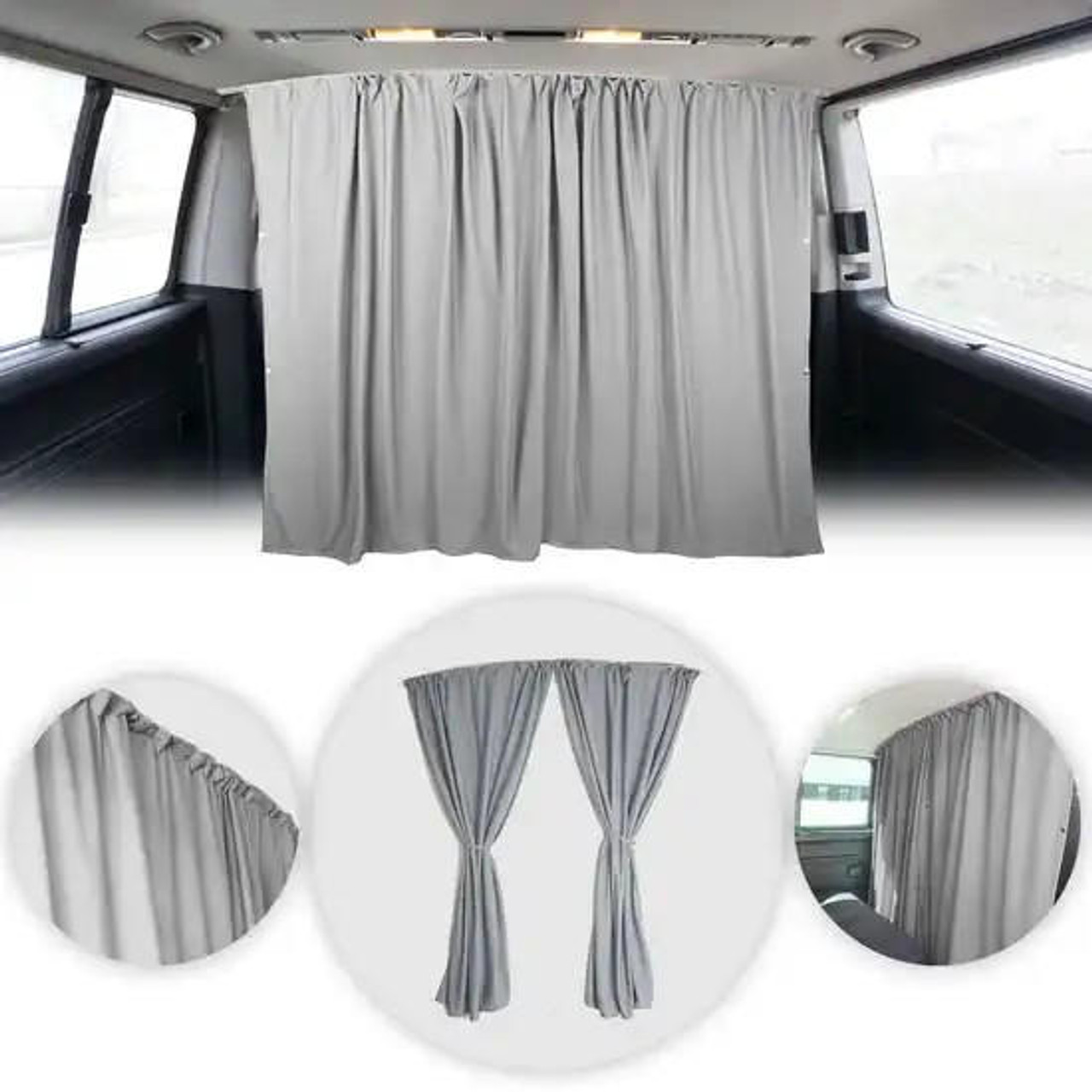 Fits Ram Promaster Cab Divider Van Cabin Curtain Campervan Kit