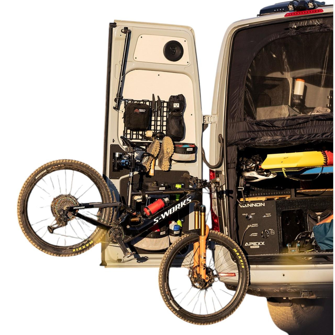 Bike Repair Stand Van Door Mounted Bike Rack Sprinter Rear Door