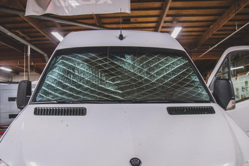 2015+ Ford Transit: Premium 3-Piece Front Cab Window Insulation Set - Superior Privacy