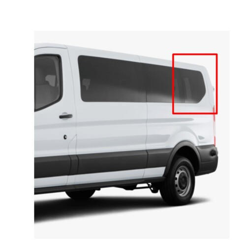 AM Auto OE-Style Solid Fixed Glass for Low Roof Ford Transit  Vans - Passenger's Rear Quarter 148"