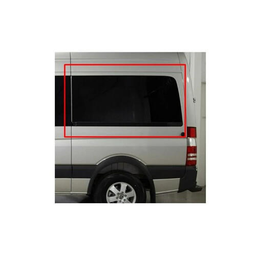 AM Auto OE-Style Solid Fixed Glass for Mercedes Sprinter Vans - Driver's Rear Quarter 144" - NVC3 & VS30