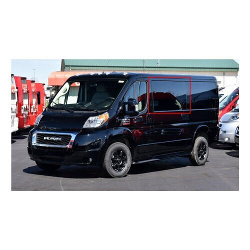 AM Auto OE-Style Solid Fixed Glass for ProMaster Vans - Driver/Passenger's Sliding Door & Driver's Forward 118"