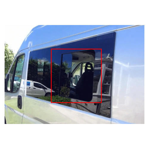 AM Auto OE-Style Sliding Glass for ProMaster Vans - Driver's Forward/Sliding Door (No-Screen)