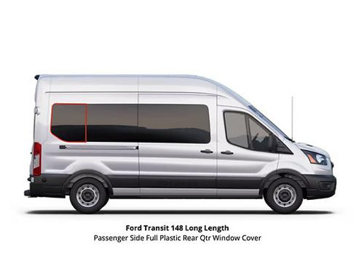 Rear Quarter Window Cover - Factory Plastic Trim | Ford Transit