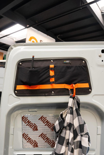 Sprinter Rear Door Aluminum Gear Rack - NO DRILL