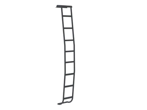 Side profile of the WTA high roof Sprinter side ladder
