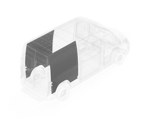 Sprinter DuraTherm Insulated Wall Liner Kit - High Roof, Gray (No Door Liners)