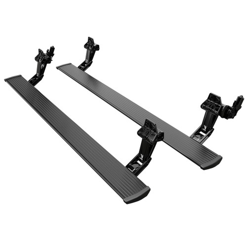 AMP Research PowerStep two-sided running board set with linkages